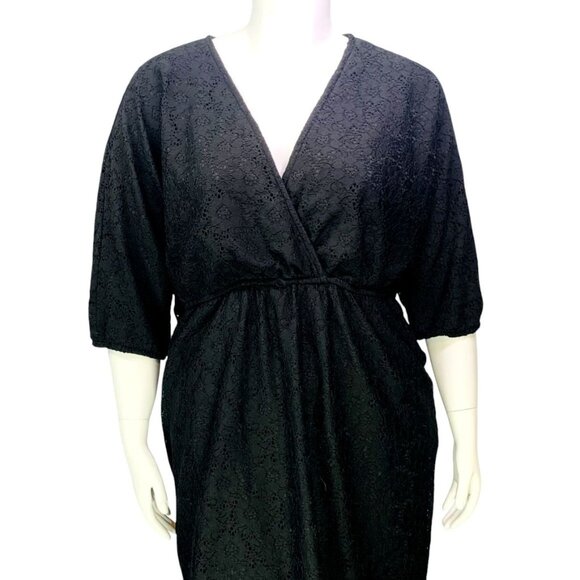 VTG NEW Torrid Kali Surplus Bubble Dress Black Lace Elastic Waist Size 3 | 3X - Picture 4 of 16